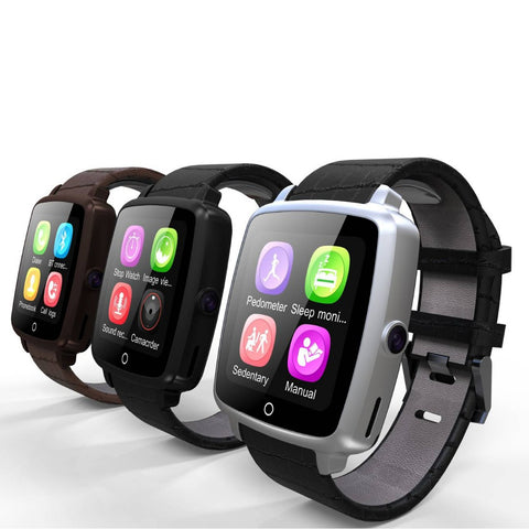 Leather Strap Smart Watch