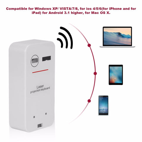 Portable Laser Virtual Projection Keyboard