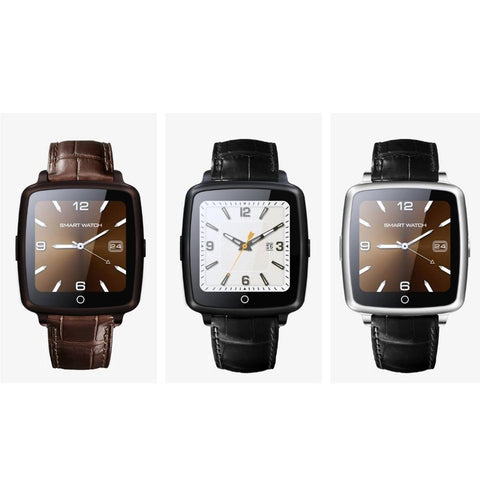 Leather Strap Smart Watch
